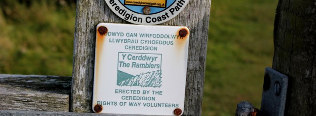 Ceredigion coast path volunteers