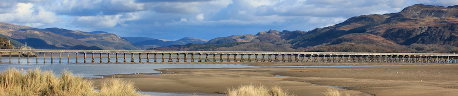Barmouth Bridge - Ruth's coastal walk, Wales