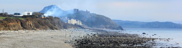 04 bonfire, Criccieth, Ruth Livingstone walking the coast in Wales