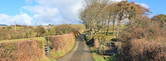 17 country lanes, Ruth on the Wales Coast Path, towards Llwyngwril