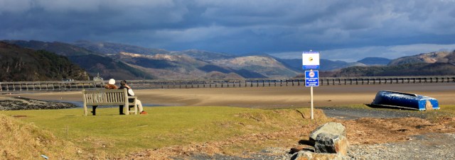 22 storm clouds over Snowdonia, Ruth on the Wales Coast Path