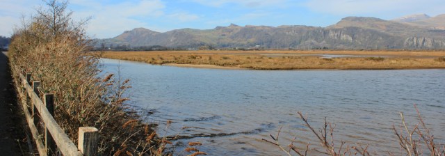 a09 long causeway, Ruth on the Wales Coastal Path, Porthmadog
