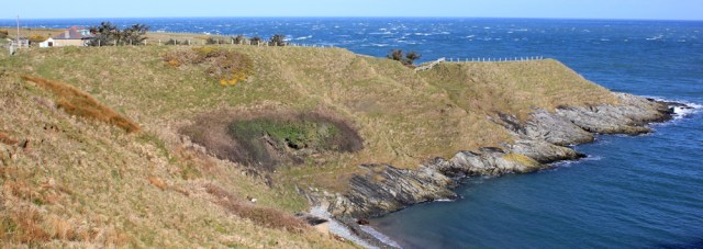 01 Porth Ferin, Ruth walking the coast, Lleyn Peninsula
