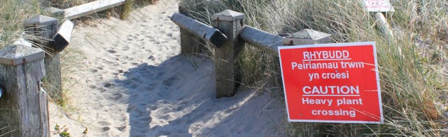 02 sign, Ruth's coastal walk, Pwllheli