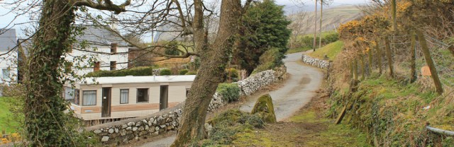 06 end of inland detour, Ruth hiking in Wales