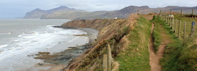 11 Lyn Coast Path, Ruth walking to Penrhyn Nefyn, Wales