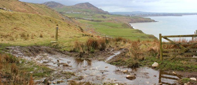 12 mud on the top of Penrhyn Glas