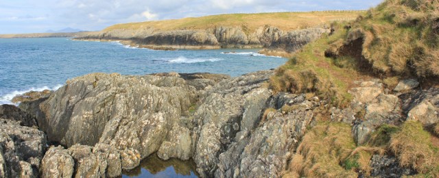 23 Porth Ferin, Ruth hiking the Wales Coast Path, west Llyn