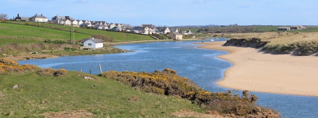 03 looking back to Aberffraw, Ruth's coastal walk, Anglesey