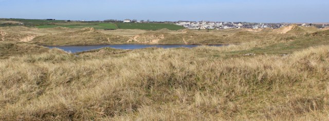 15 ruth Livingstone hiking through the dunes at Aberffraw, Anglesey
