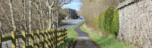 18 cycle path, Ruth's coastal walk, A499 near Caernarfon