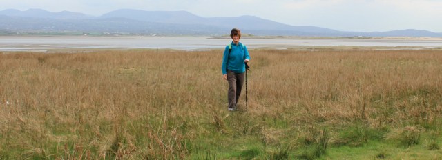 24 disappearing footpath, Ruth in Newborough Warren