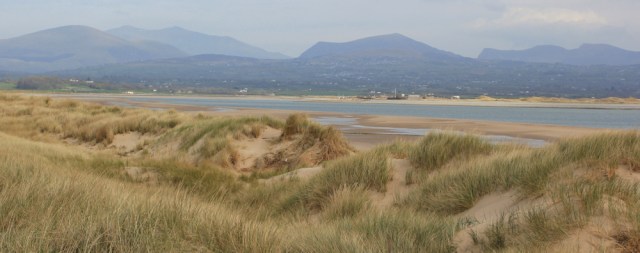 26 walking towards Abermenai Point, Ruth Livingstone