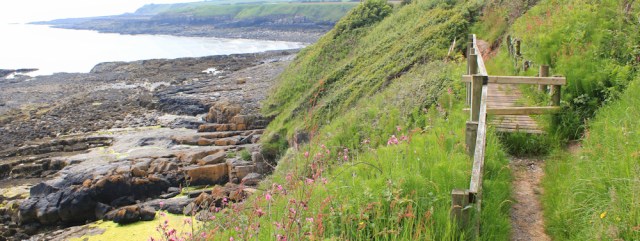 02 closed coastal footpath, Moelfre, Ruth's coastal walk