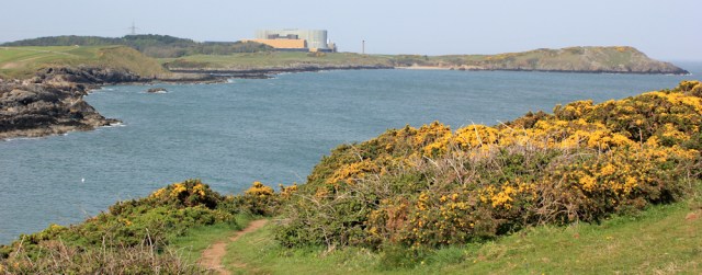 03 Wylfa Head from Trwyn y Parc, Ruth on the Isle of Anglesey Coast Path
