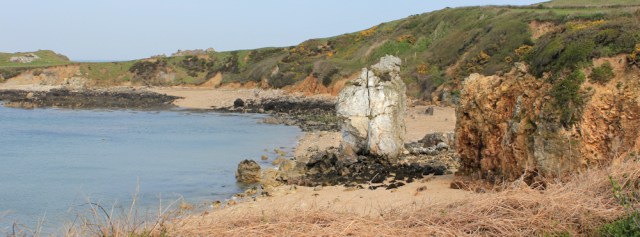 05 rock formation, Ruth on Anglesey