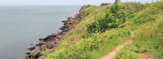 12 ruth hiking to Moelfre, Ruth's coastal walk