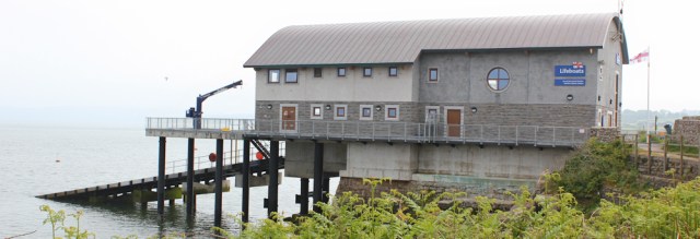 16 lifeboat station, Moelfre, Ruth hiking in Anglesey