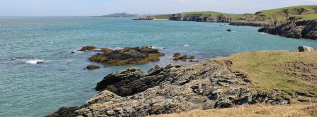 16 view east from Carmel Head, Ruth Livingstone in Anglesey
