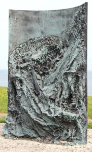 17b memorial sculpture, Ruth Livingstone, Moelfre