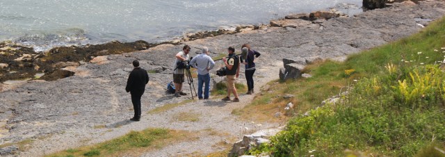 18 film crew, Benllech, Ruth's coastal walk, Wales