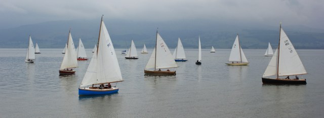 18 Yacht racing, Beaumaris, Ruth hiking the coast, Anglesey