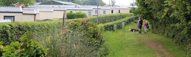 23 caravan site, Red Wharf Bay, Ruth's coastal walk