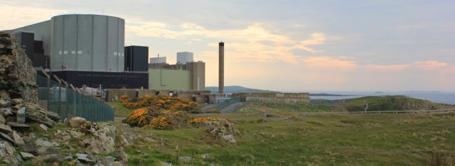27 sunset Wylfa Power Station, Ruth Livingstone walking the coast