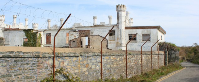 28 ruined buildings, Ruth walking to Holyhead, Anglesey coastal path