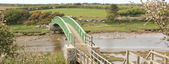 a20 bridge over river, Llangachraeth, Ruth's coastal walk