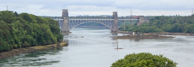 05 Pont Britannia, view from the Menai Suspension Bridge, Ruth Livingstone