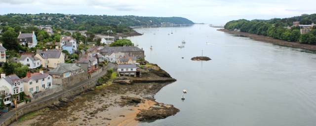 06 view along the Menai Straits, Ruth Livingstone in Anglesey
