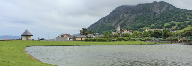08 Llanfairfechan, Ruth walking the coast, Wales