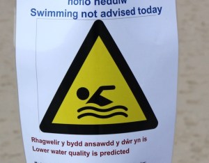 20 warning sign, Rhyl