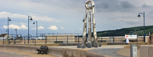 27 metal sculpture, Prestatyn, Ruth's coastal walk, Wales