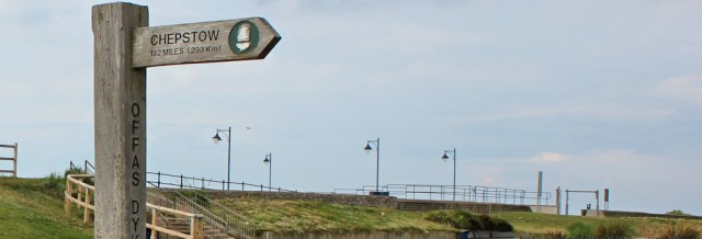 28 Chepstow sign, Ruth's coastal walk, Prestatyn, Wales