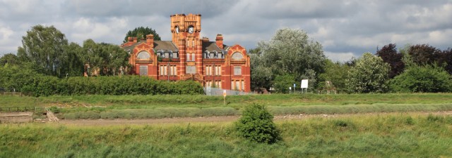 35 building on other side of the River Dee