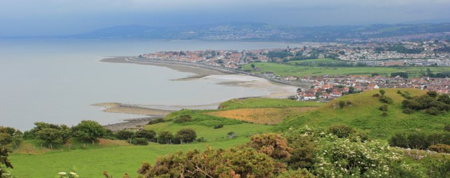 a05 rainclouds over Prestatyn, Ruth's coastal walk, Wales