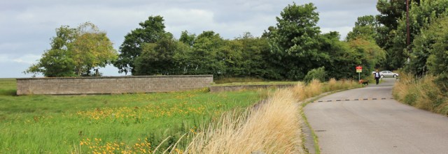 04 Wirral Country Park, Ruth walking to Heswall