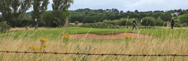 07 golf course, Hewswall, Ruth's coastal walk