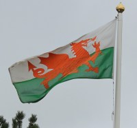 09a welsh flag, Ruth Livingstone in Deeside