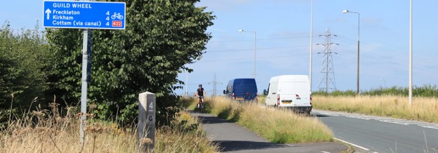 11 Guild Wheel route to Freckleton from Preston, Ruth Livingstone