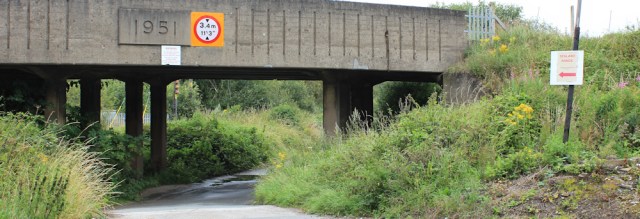 13 to Sealand Range, Ruth hiking to Neston