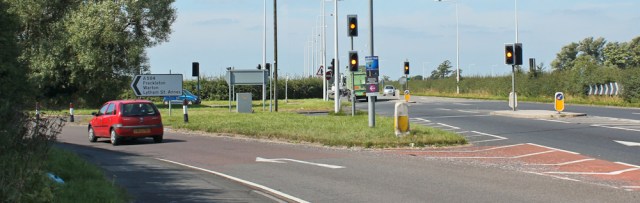 14 Ruth hiking the road to Freckleton