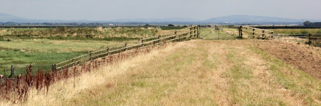 15 locked gate, Marsh Farm, Ribble Estuary