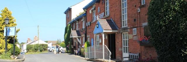 19 The Ship, Freckleton, Ruth hiking from Preston to Blackpool