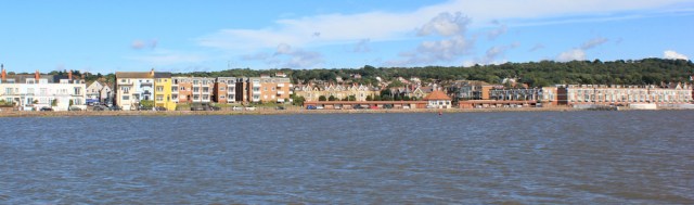 24 West Kirby, Ruth walking around the Marine Lake