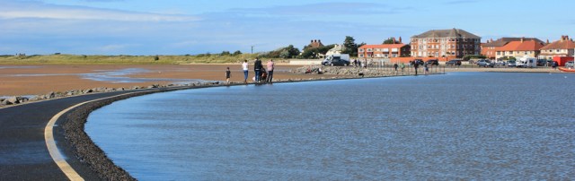25 West Kirby, Ruth walking the English Coast