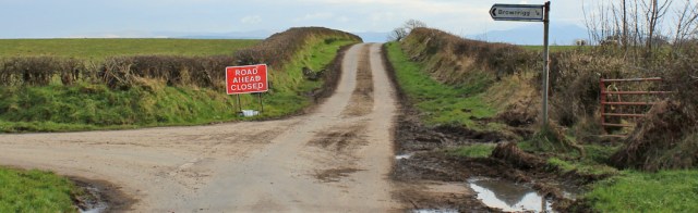 a19-road-closed-sign-ruth-livingstone-walking-the-english-coast-cumbria