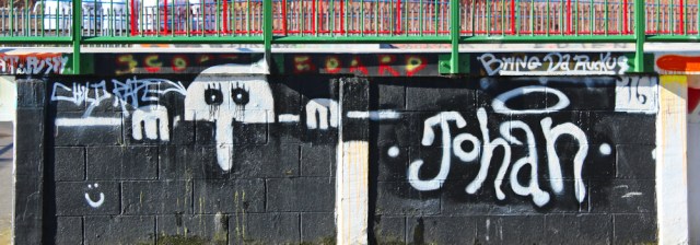01 graffiti, Ruth in Carlisle, Skateboard park